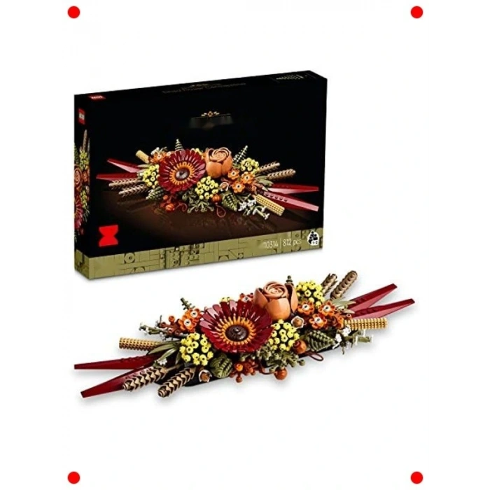 Dekoratif Kuru Çiçek Aranjmanı Yapım Seti (812 Pç)