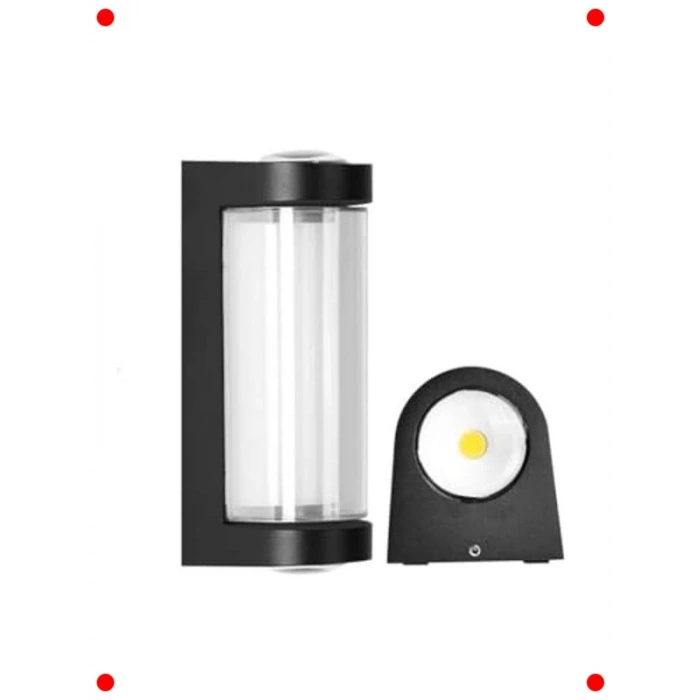 Dekoratif Su Geçirmez 9W Üç Yönlü LED Aplik