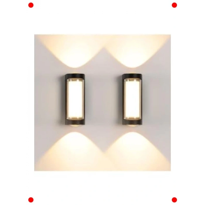 Dekoratif Su Geçirmez 9W Üç Yönlü LED Aplik