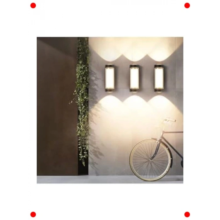 Dekoratif Su Geçirmez 9W Üç Yönlü LED Aplik