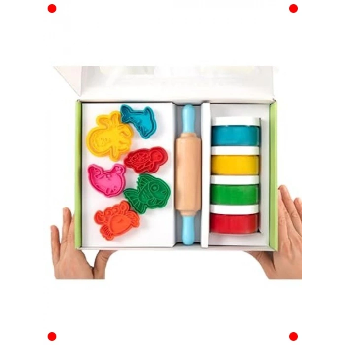 Deniz Canlıları Doğal Oyun Hamuru Seti