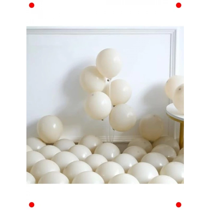 Deniz Kumu Rengi Parti Balonları, 10 Adet