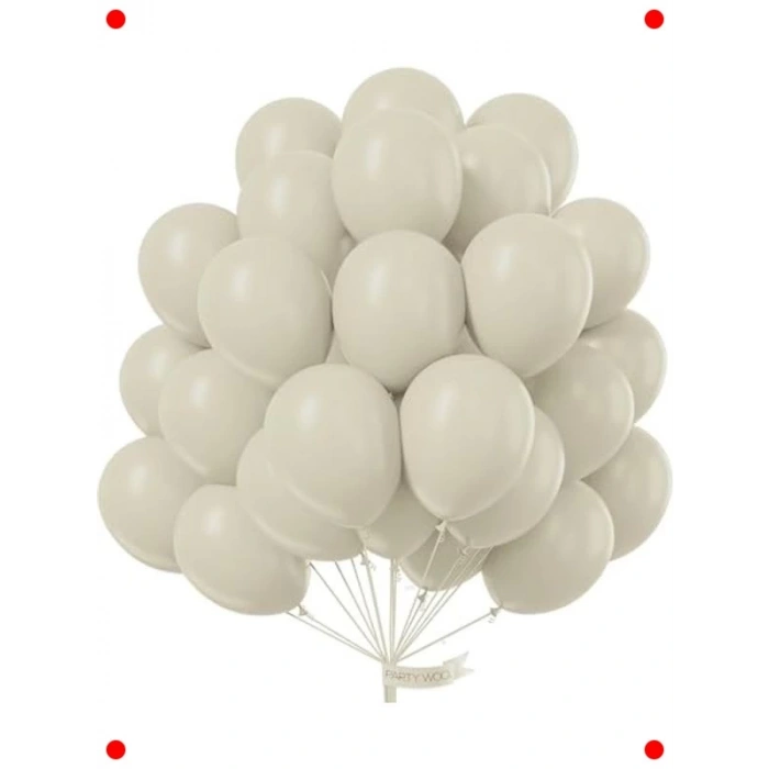 Deniz Kumu Rengi Parti Balonları, 10 Adet