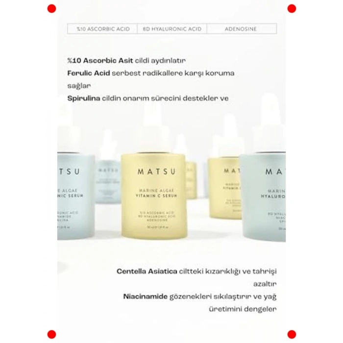 Deniz Yosunu ve C Vitamini Cilt Serumu 30 ml