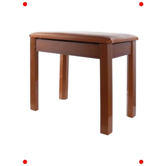 Depolama Bölmeli Piyano Taburesi - Turuncu