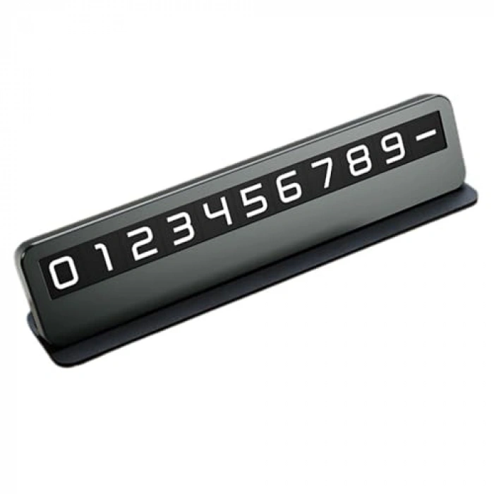 Deri Alaşım Gizlenebilir Araç Park Telefon Numaratörü