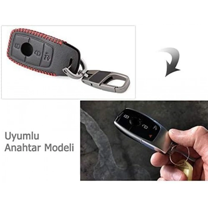 Deri Anahtar Kılıfı Özel Uyumlu Tasarım