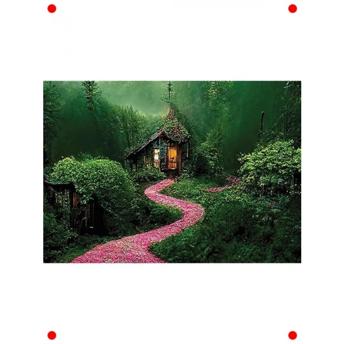 Derin Orman Temalı 1000 Parça Yapboz