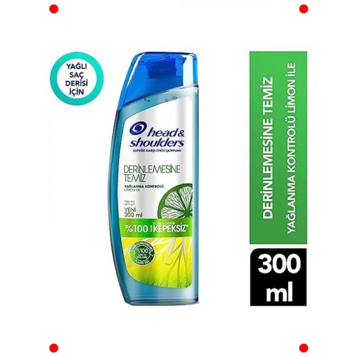Derin Temizlik & Yağ Kontrol Şampuanı Limonlu 300 ml