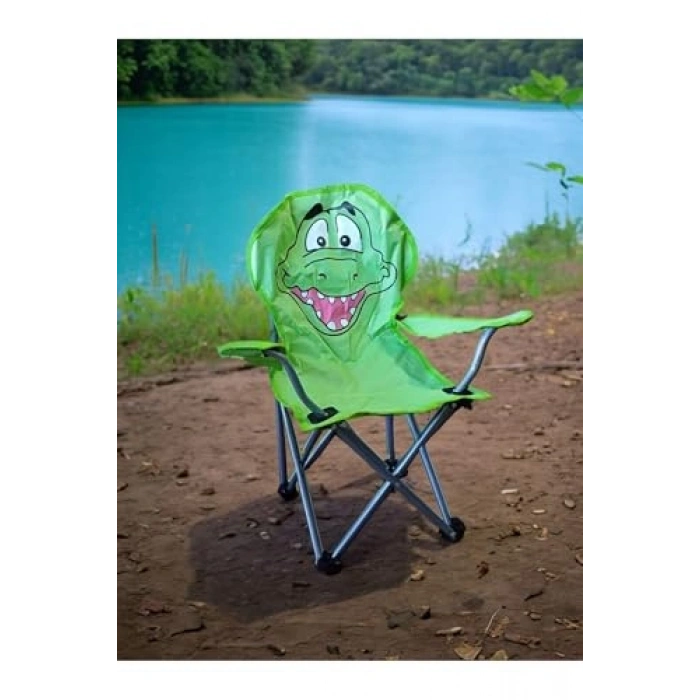 Desenli Çocuk Kamp Sandalyesi, Taşıma Çantalı
