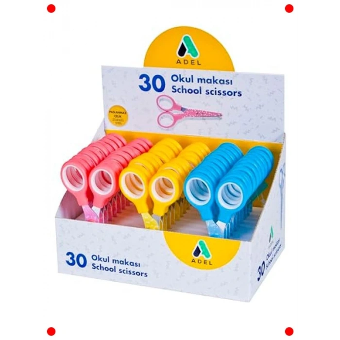 Desenli Çocuk Makası Seti - 30 Adet