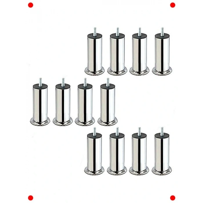 Destek Ayağı Krom M8 - 15 cm (12 Adet)