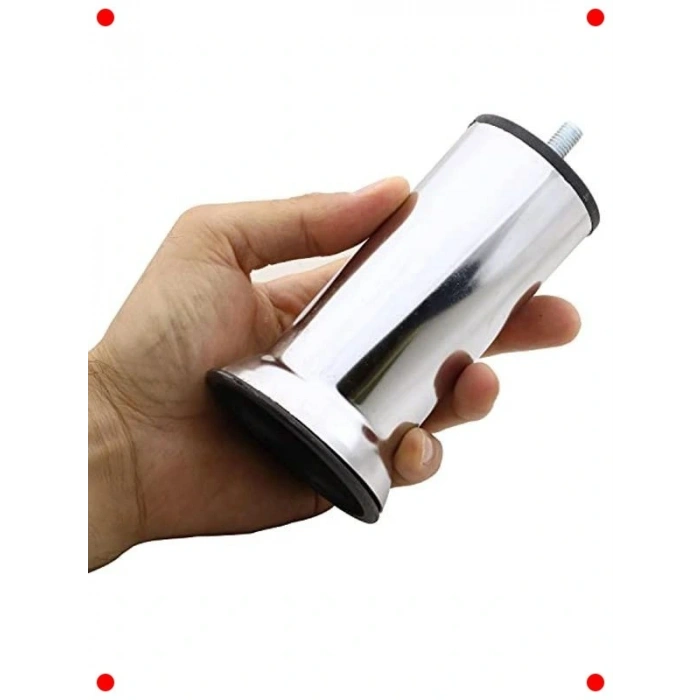 Destek Ayağı Seti - Krom Kaplama 12 cm (12 Adet)