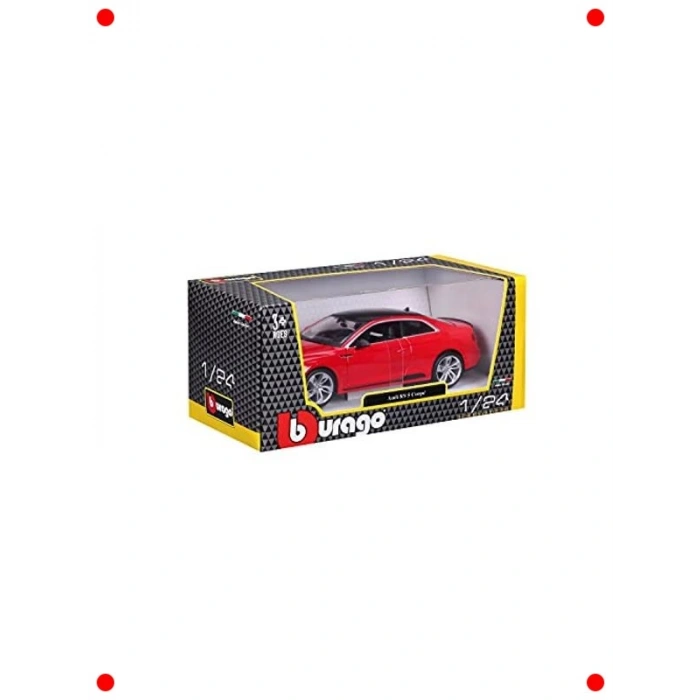 Detaylı 1:24 Ölçekli Spor Coupe Model Araba