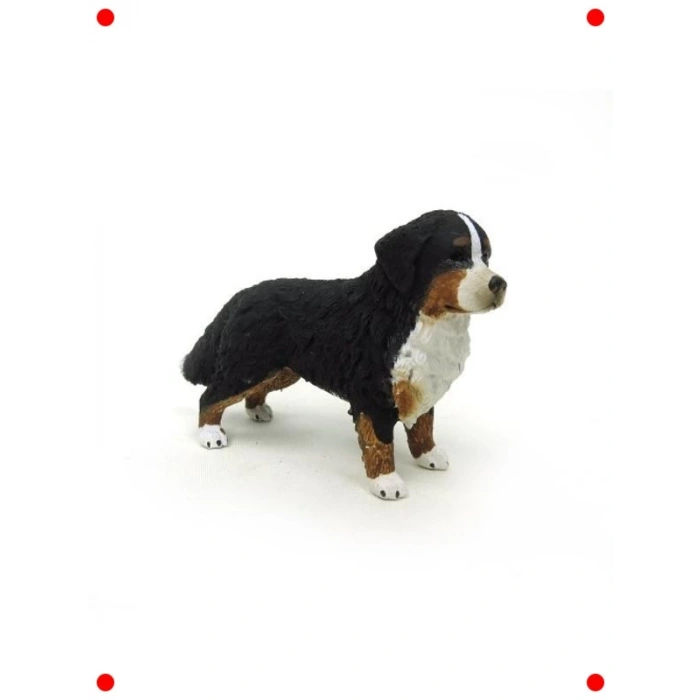Detaylı Bernese Dağ Köpeği Figürü - Gerçekçi Tasarım