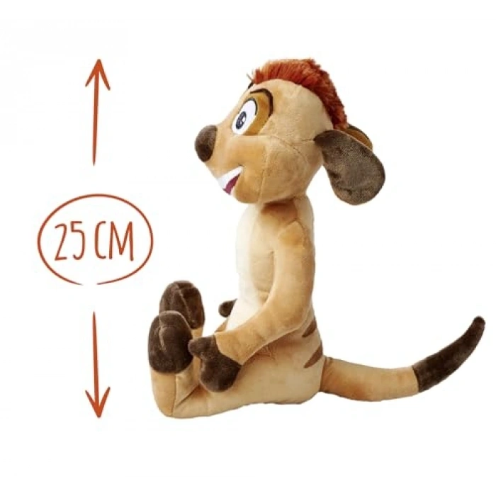 Detaylı Tasarımlı 25 cm Boyutunda Peluş Aslan Figürü