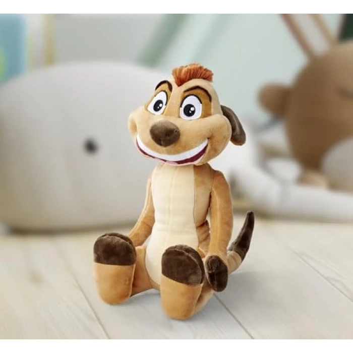 Detaylı Tasarımlı 25 cm Boyutunda Peluş Aslan Figürü