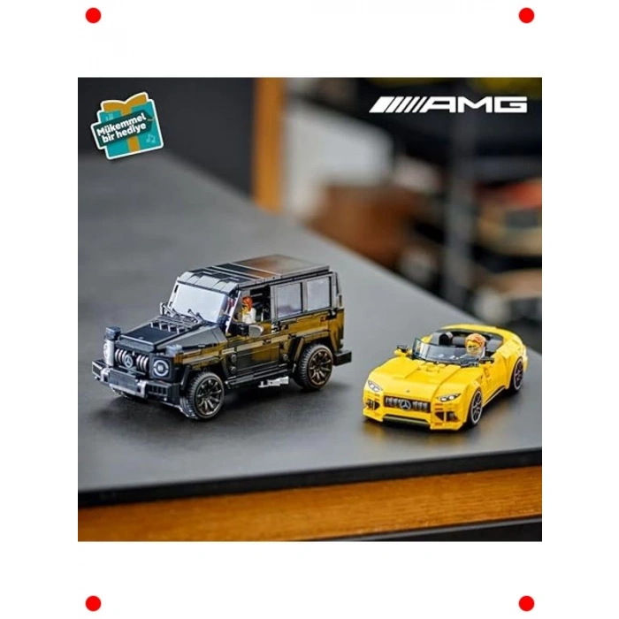 Detaylı Yarış Arabaları Yapım Seti 2 Model