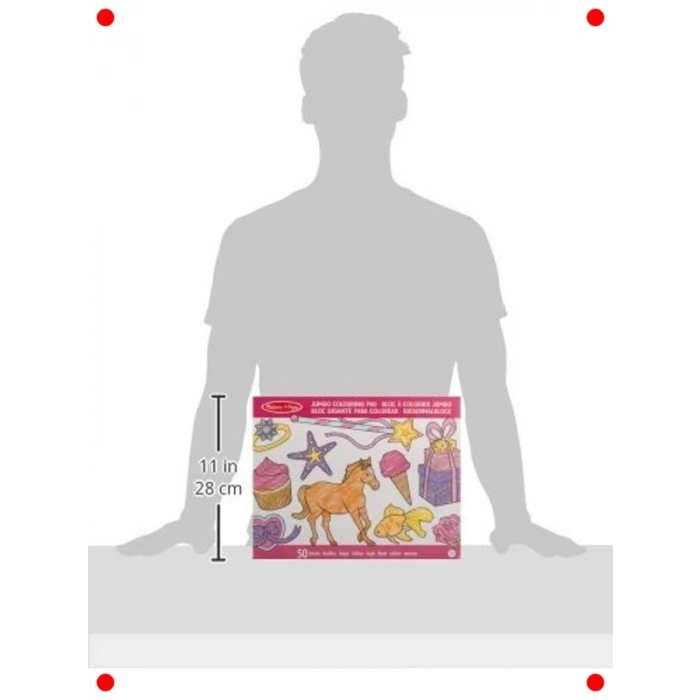 Dev Boyama Kitabı - Pembe Temalı Büyük Sayfalar