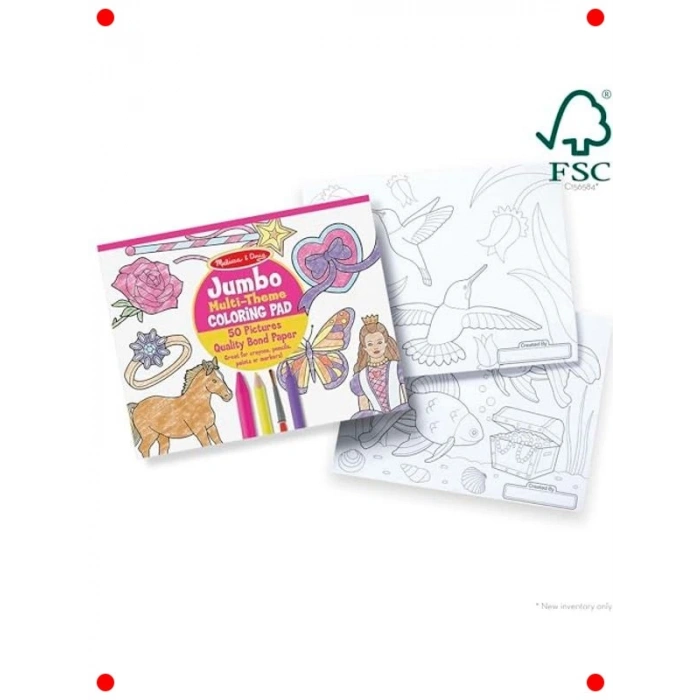 Dev Boyama Kitabı - Pembe Temalı Büyük Sayfalar