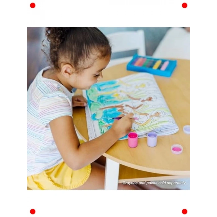 Dev Boyama Kitabı - Pembe Temalı Büyük Sayfalar