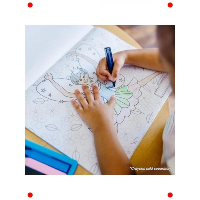 Dev Boyama Kitabı - Pembe Temalı Büyük Sayfalar