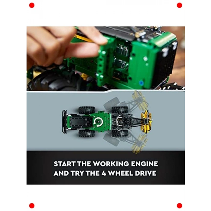 Dev Orman İş Makinesi Blok Yapım Seti