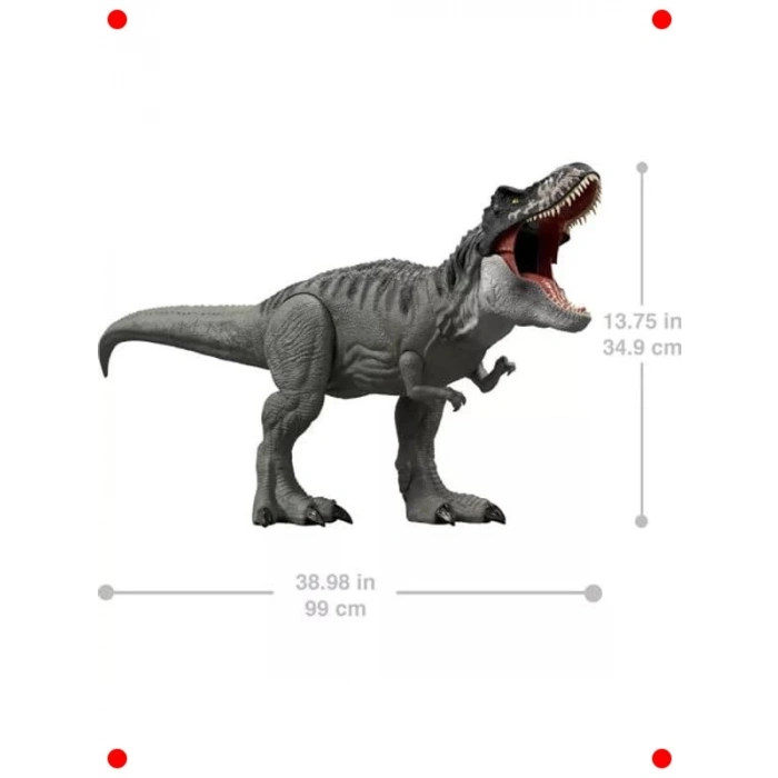 Devasa T-Rex Aksiyon Figürü - 2 Saldırı Hareketi