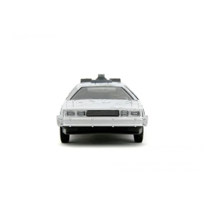 Die-Cast Zaman Makinesi Aracı, Metal Yapı, 1:32 Ölçek, 13.5 Cm