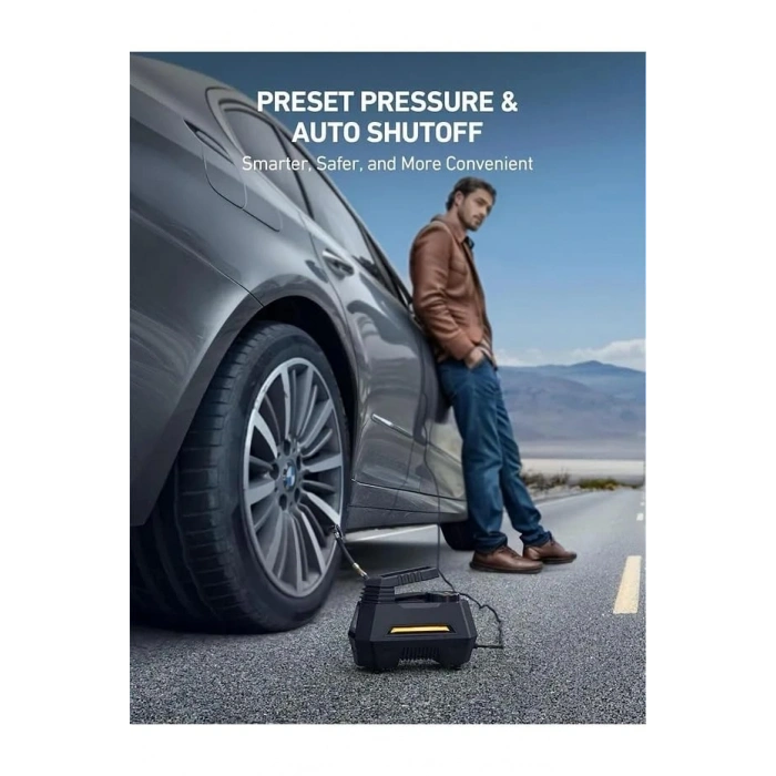 Dijital Göstergeli Araç Lastik Şişirme Kompresörü