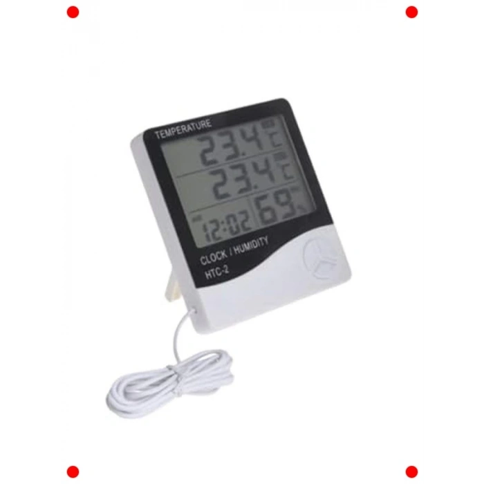 Dijital İç/Dış Termometre, Higrometre ve Saat