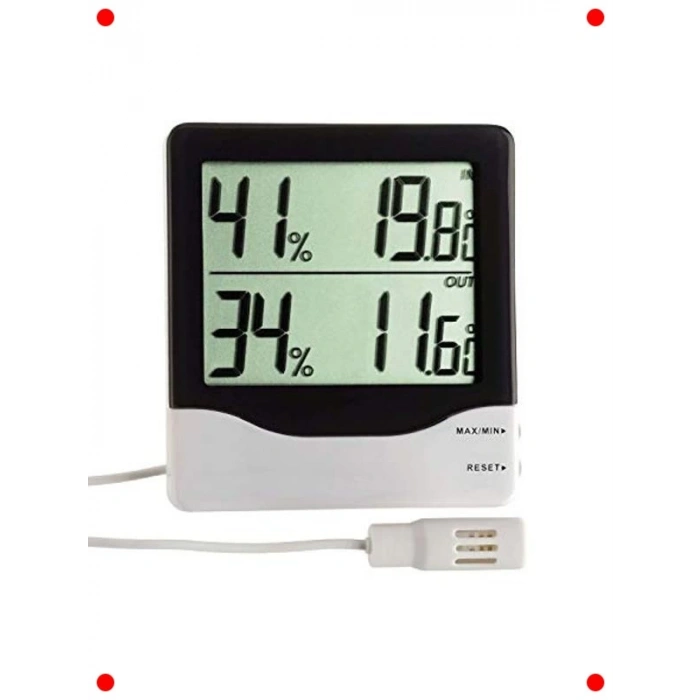 Dijital İç-Dış Termometre Nem Ölçer