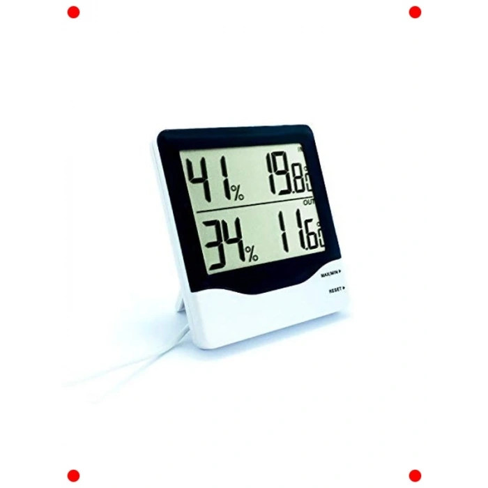 Dijital İç-Dış Termometre Nem Ölçer