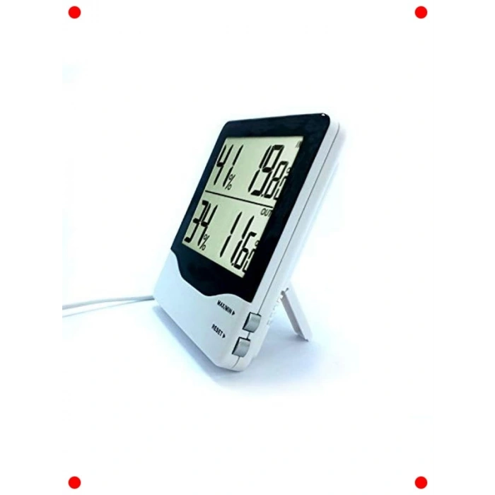 Dijital İç-Dış Termometre Nem Ölçer