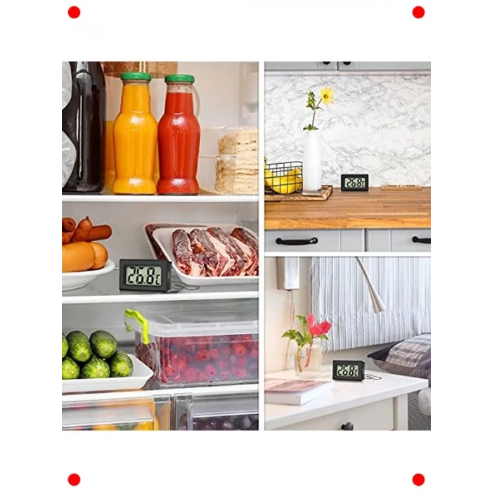 Dijital LCD Termometre - Harici Sensörlü