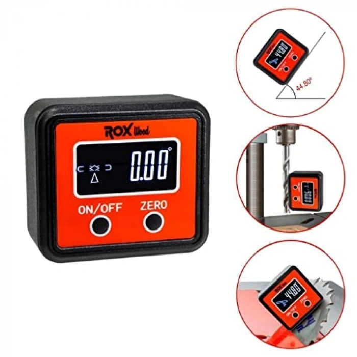 Dijital Mıknatıslı Açı Ölçer, Wood 0095 Modeli