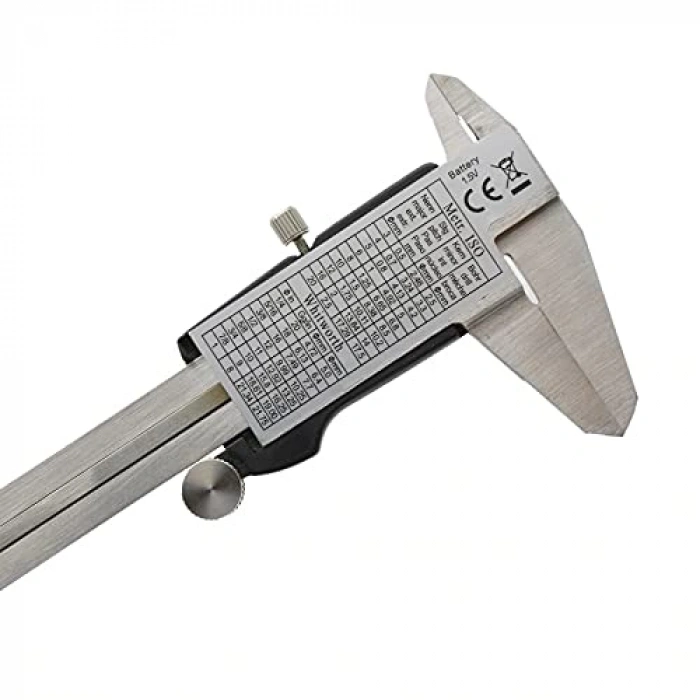 Dijital Paslanmaz Çelik Kumpas, 150 x 0.01 mm Hassasiyet