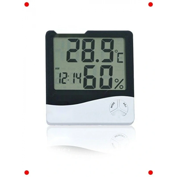 Dijital Saatli Nem ve Sıcaklık Ölçer