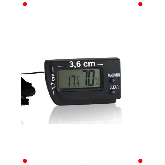 Dijital Termometre ve Higrometre - Min/Max Problu