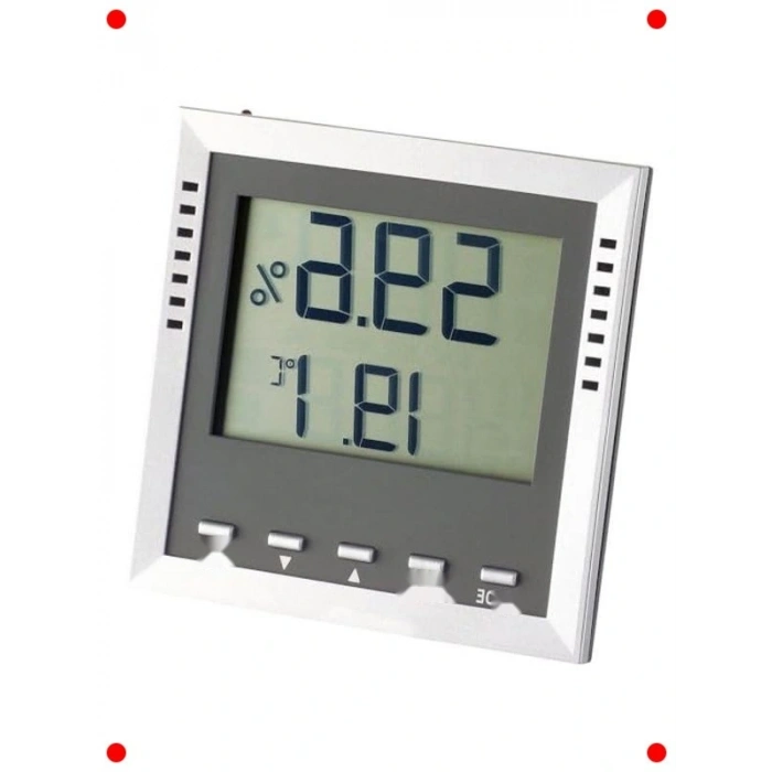 Dijital Termometre ve Nem Ölçer - Alarmlı