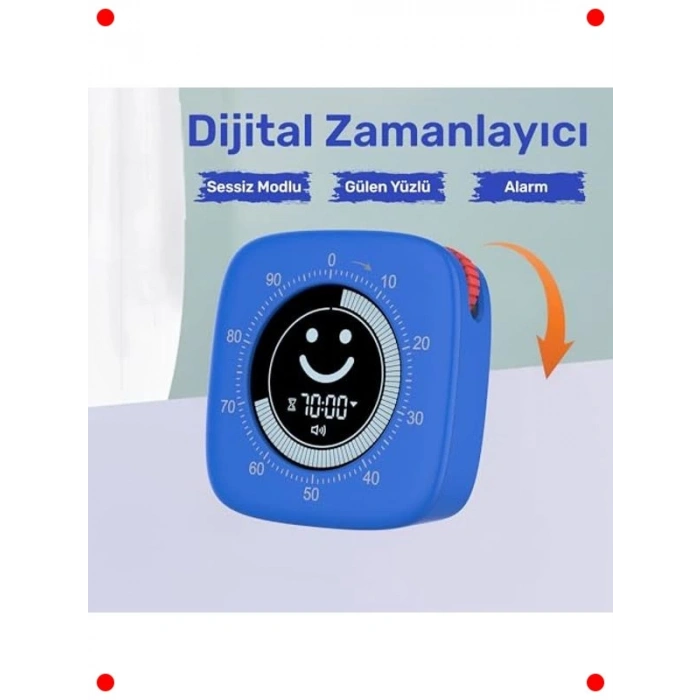 Dijital Zamanlayıcı Pomodoro Alarm Kronometre