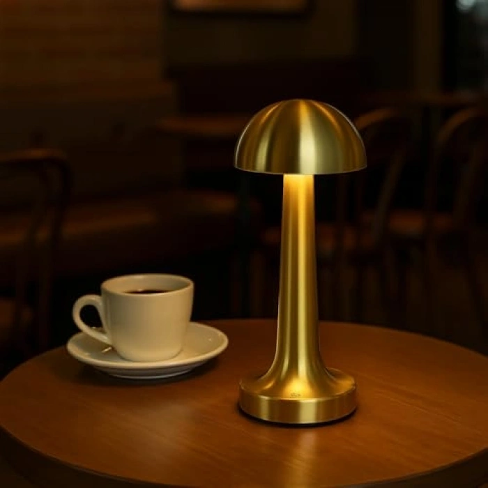 Dimmerli Şarjlı Masa Lambası, 3 Renk Modu ile Rahat Okuma