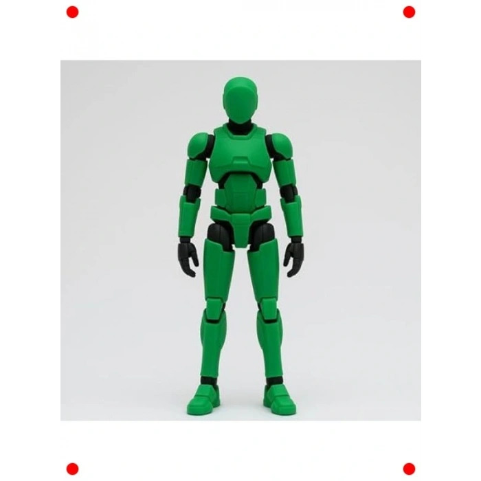 din Yap Hareketli Robot Oyuncağı - 13 cm Montaj Seti