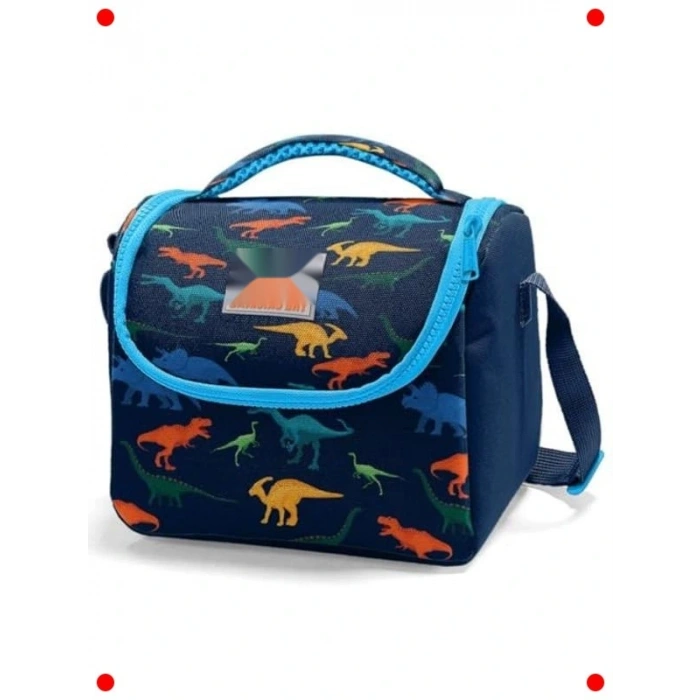 Dinazor Desenli Erkek Çocuk Okul Beslenme Çantası