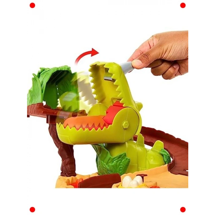 Dinozor Temalı Oyuncak Oyun Parkı Çok Renkli