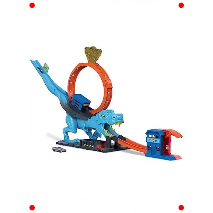 Dinozor Yarış Pisti: T-Rex Mücadelesi Oyun Seti
