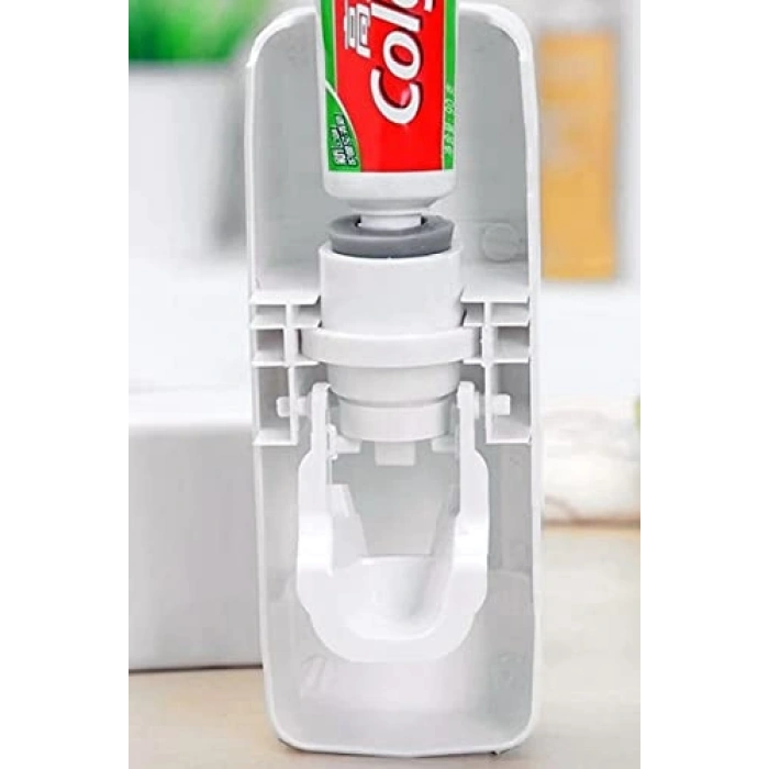 Diş Macunu Sıkacağı ve Diş Fırçası Askı Seti, 5 Parça