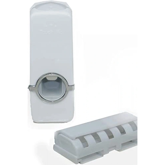 Diş Macunu Sıkacağı ve Diş Fırçası Askı Seti, 5 Parça