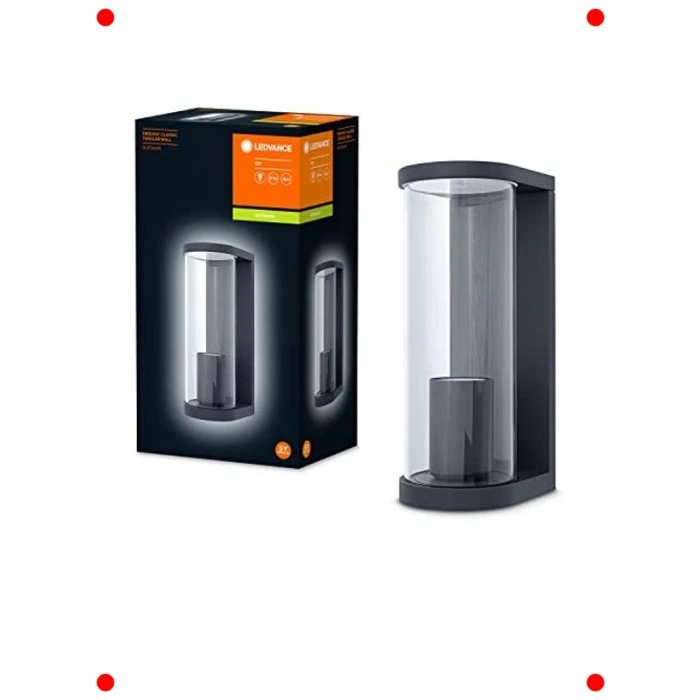 Dış Mekan Boru Tipi LED Duvar Lambası, E27