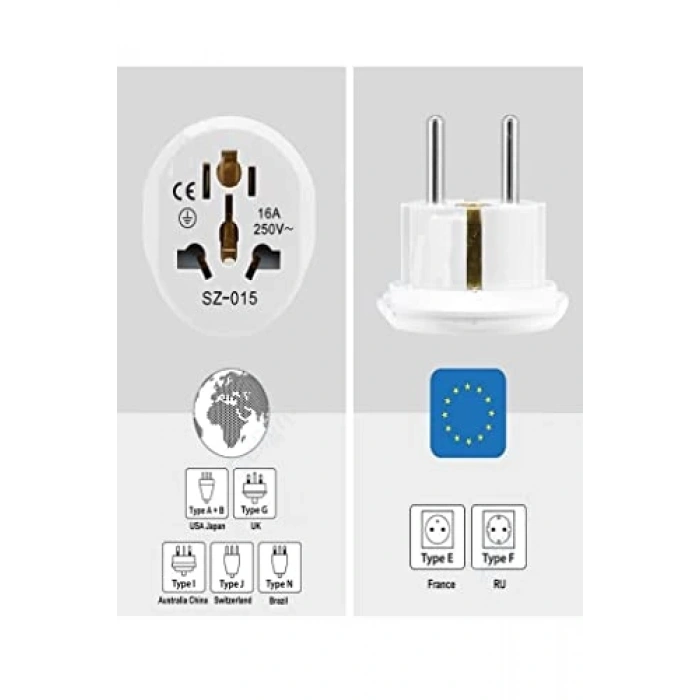 Dişi Türk Erkek Fiş Dönüştürücü, Universal Adaptör